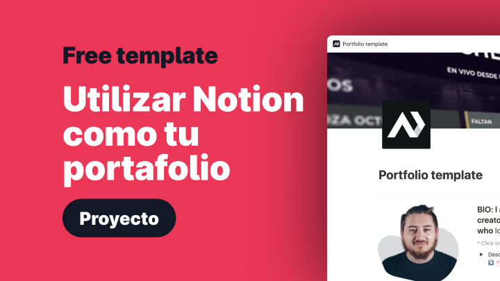 Utilizar Notion como tu portafolio (Free template)